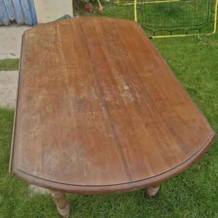 Photo of free Circular wooden table (Stillorgan/Kilmacud) #4