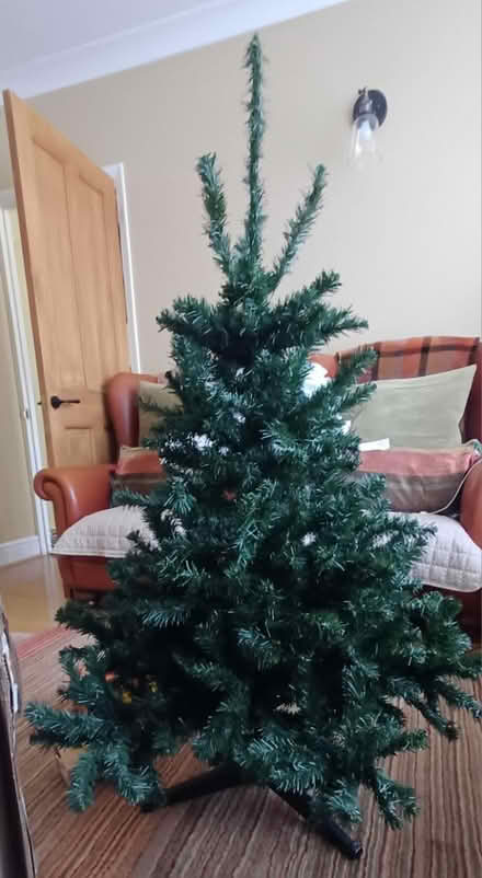 Photo of free Christmas tree and decs (Gidea Park) #3