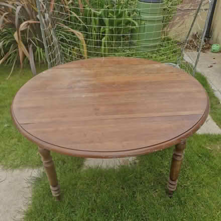 Photo of free Circular wooden table (Stillorgan/Kilmacud) #1
