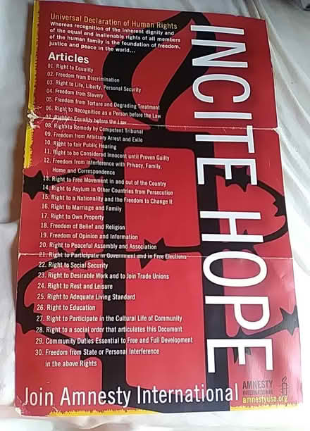 Photo of free Human Rights Poster (Oakland) #1