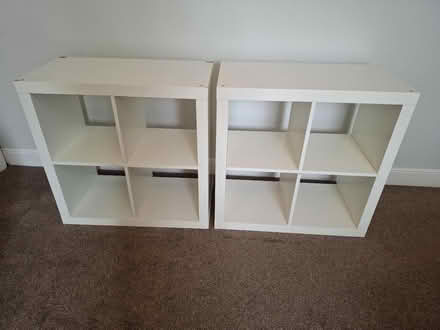 Photo of free 2 Ikea Kallax shelving units (Arthurs Hill) #1