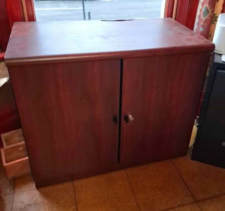 Photo of free Wooden cupboard with lock and key (Tufnell Park N19) #1