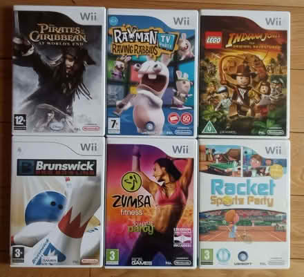 Photo of free 6 Wii Games (Colwall Green WR13) #1