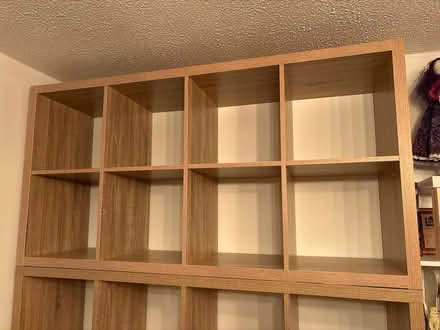 Photo of free A Homebase ash coloured 4x2 & a 4x4 cube storage unit. (Seal TN15) #3