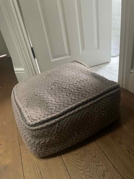 Photo of free Footstool/pouffe-Habitat-dark grey (Upper Holloway N19) #1