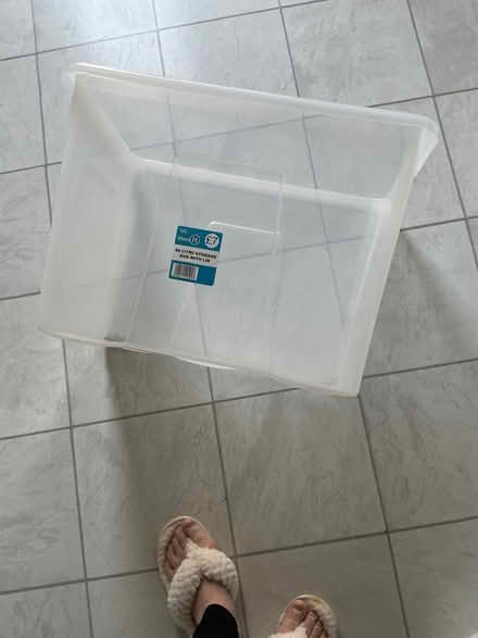 Photo of free Large plastic storage box (Panshanger AL7) #2