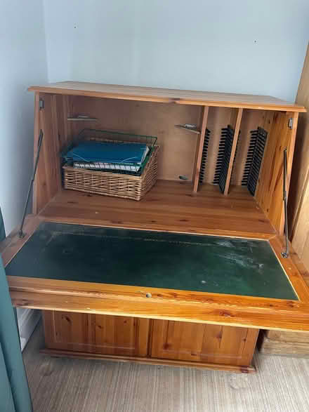 Photo of free Antique pine computer bureau (Cheadle Heath SK3) #3
