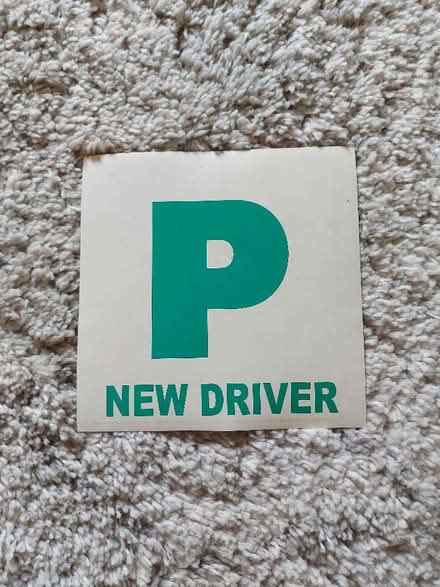 Photo of free New driver Pass Sign (Magnetic) (Harbury CV33) #1