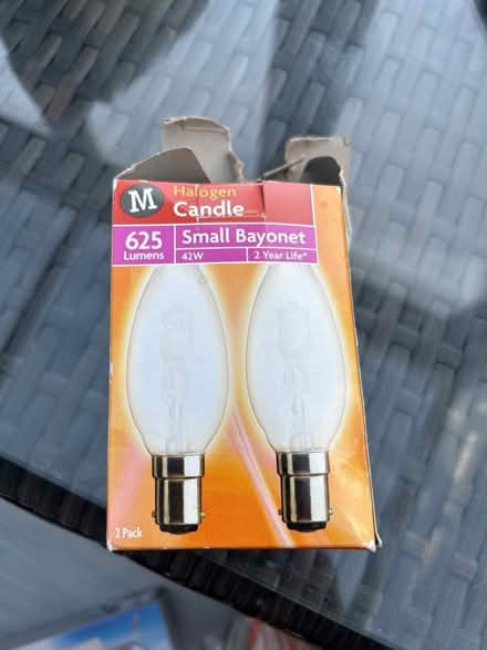 Photo of free Candle halogen bulbs (Rayleigh SS6) #1
