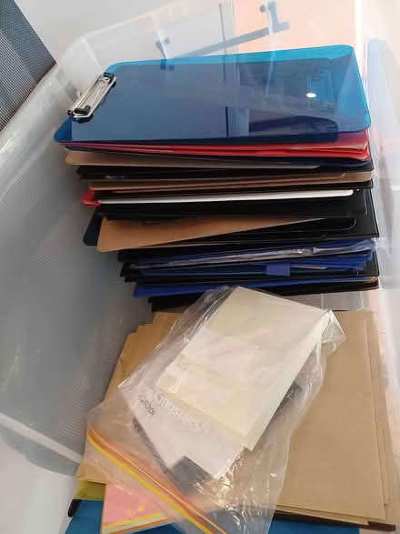 Photo of free Clipboards x30 + other bits (London WC2H) #1