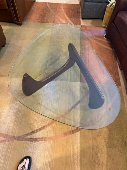Photo of free Glass coffee table (Noguchi style) (Newcastle China Creek) #1