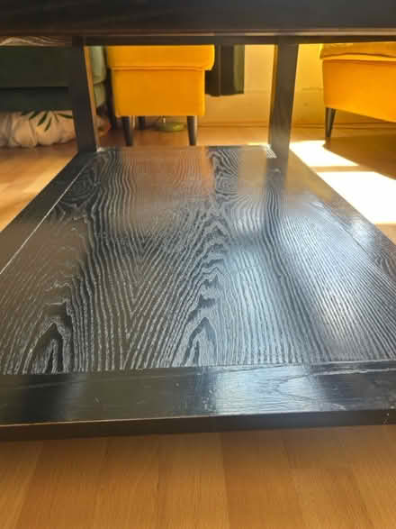 Photo of free Coffee Table, solid ash, glass top (Seven Sisters N15) #3