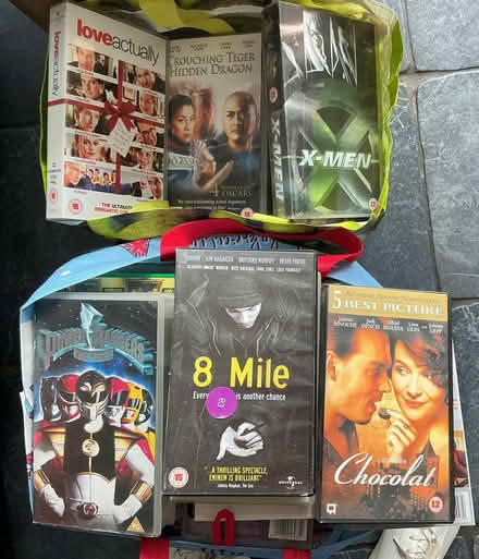 Photo of free 2 full bags of VHS Cassettes (Grays RM17) #1