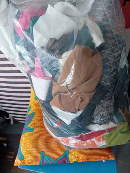 Photo of free Large bag of fabric scraps .craft (BH9) #3