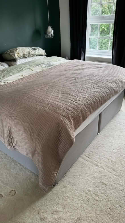 Photo of free Superking bronze bed throw (Kings Hill) #1