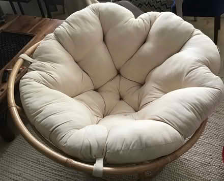 Photo of free Large Papasan bamboo chair (N19 Archway) #3