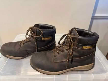 Photo of free Steel Capped boots. Men size 10 (Oxshott KT22) #1