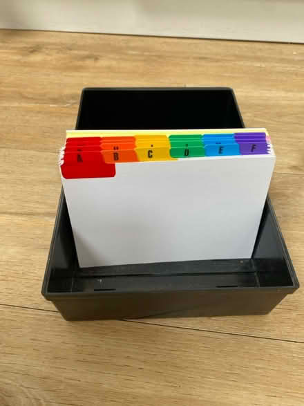 Photo of free Index cards and box (OX3 Headington) #2