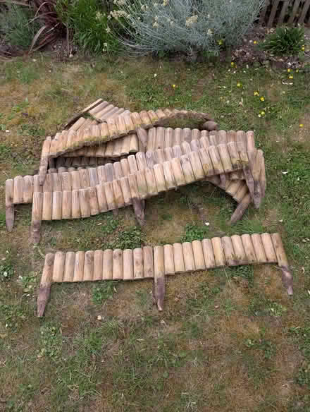 Photo of free Log roll lawn borders (Great Wilbraham CB21) #1