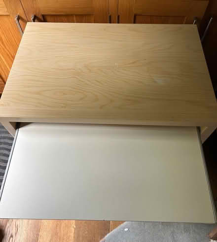 Photo of free Small desk with pull out shelf (Uley GL11) #2
