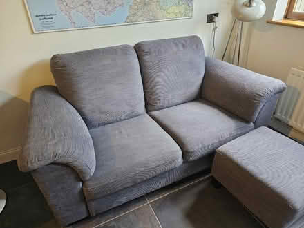 Photo of free Grey IKEA two seater sofa (Leybourne) #1