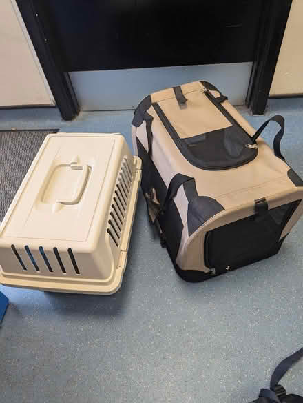 Photo of free Two cat carriers (Trumpington CB2) #1