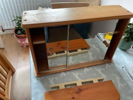 Photo of free Mirrored wall cabinet and shelf (Swavesey) #1