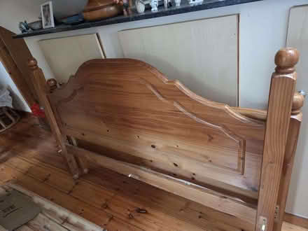 Photo of free King sized pine headboard (Relubbus TR20) #1