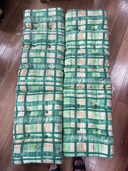 Photo of free Pair of sun lounger cushions (AB12) #1