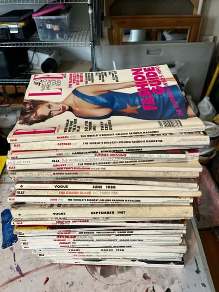 Photo of free Fashion magazines 80’s and 90’s (Leyton E10) #1