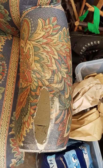 Photo of free Easy chair, Comfortable but very worn and tatty. (Abbotswood GL3) #4