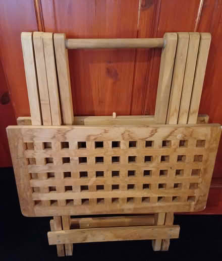 Photo of free Folding wooden garden table (Pilrig EH6) #1