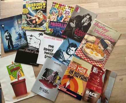 Photo of free A box full of West End and local theatre programmes (Grays RM17) #1