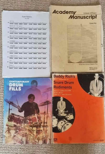 Photo of free Drumming books (Prenton CH43) #1