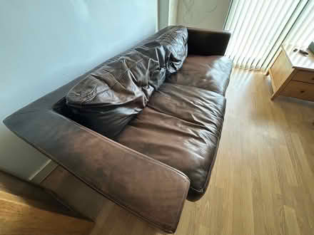 Photo of free Leather Sofa (Wakefield WF1) #2