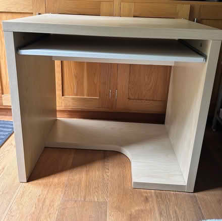Photo of free Small desk with pull out shelf (Uley GL11) #1
