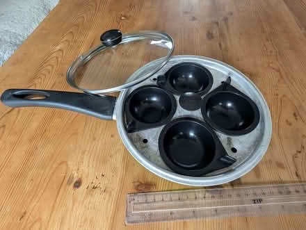 Photo of free Frying Pan with Egg Poacher Insert (Mold CH7) #4