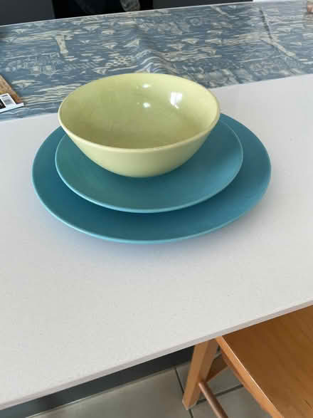Photo of free IKEA Blue/Green Crockery (CT10) #1