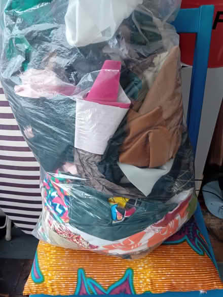 Photo of free Large bag of fabric scraps .craft (BH9) #2