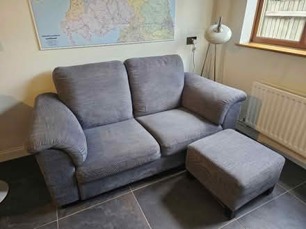 Photo of free Grey IKEA two seater sofa (Leybourne) #3