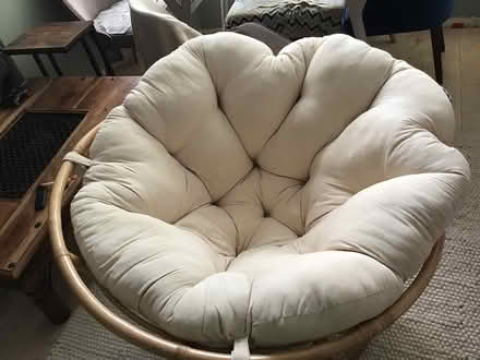 Photo of free Large Papasan bamboo chair (N19 Archway) #4