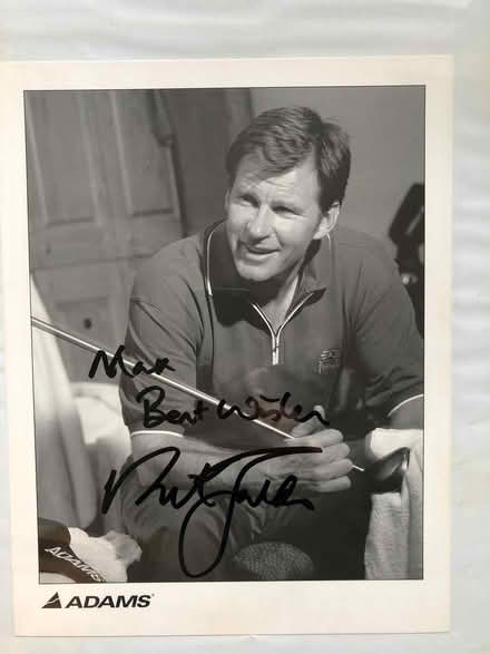 Photo of free Signed photo Nick Faldo - to "Max" (Liphook) #2