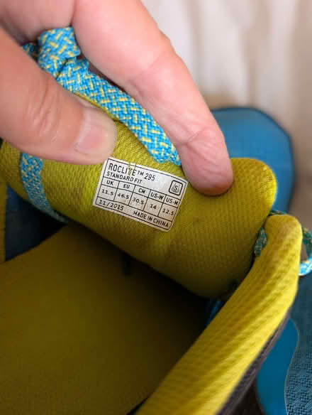 Photo of free Inov 8 Roclite 295 Trail Running Shoes Sz 11.5 (Mold CH7) #3