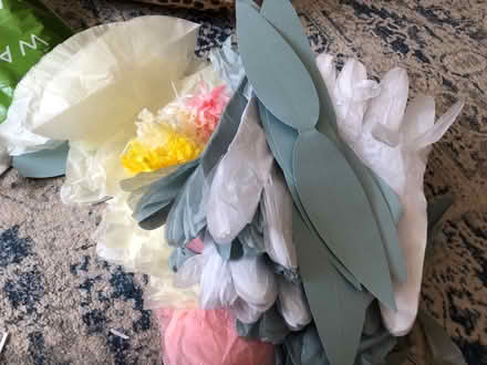 Photo of free Tissue paper flowers (Longthorpe) #1