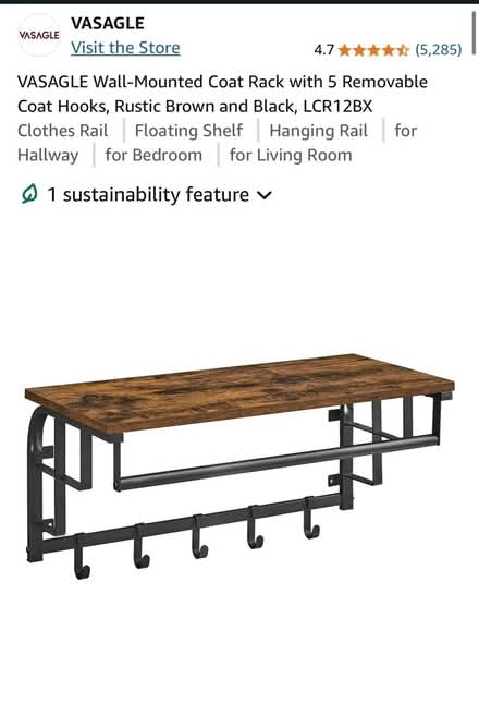 Photo of free Coat shelf (Reddish SK5) #1