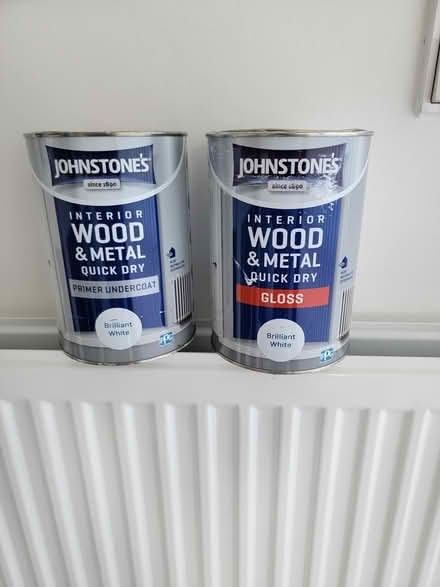 Photo of free 2 full tins white paint (Walton. Liverpool 4) #1