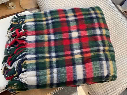 Photo of free New Checked blanket. About 2 mtrs x 2 mtrs . Unused . (Middleton Junction OL9) #2