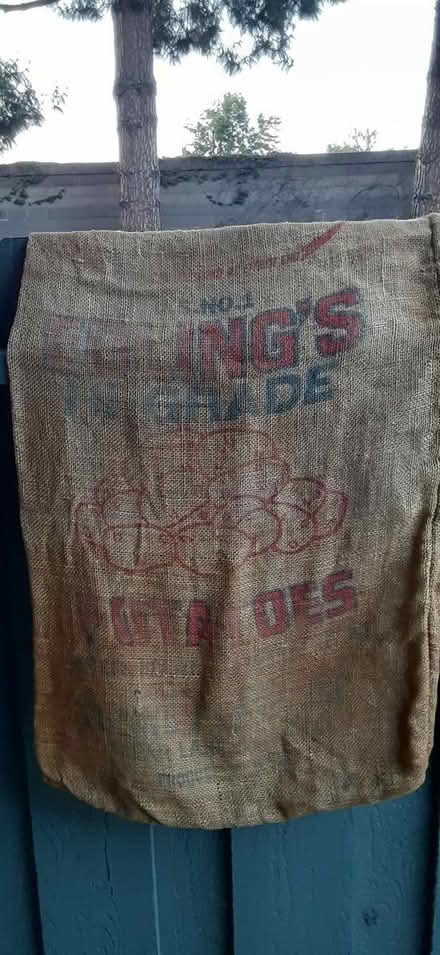Photo of free Antique burlap bag (West San Jose, Mitty HS area) #1