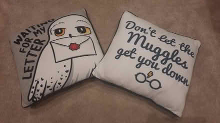 Photo of free Pair of Harry Potter Cushions (Leek Wootton CV35) #1