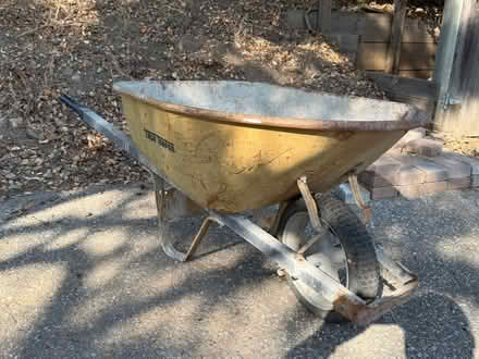 Photo of free Really old, beat up wheelbarrow (West Cupertino) #1